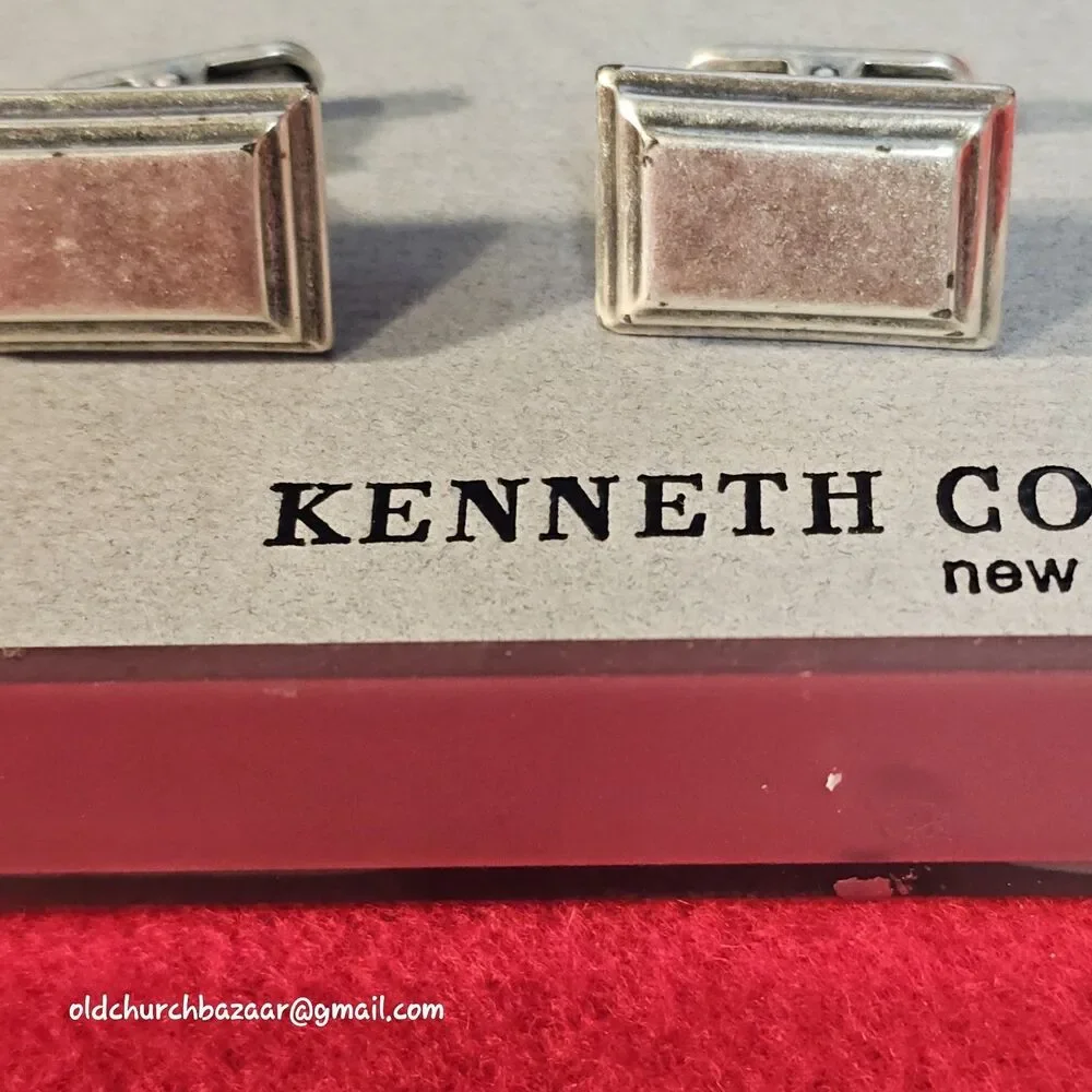 Kenneth Cole REACTION Cuff Links, silvertone - Bottle Opener & Cap
